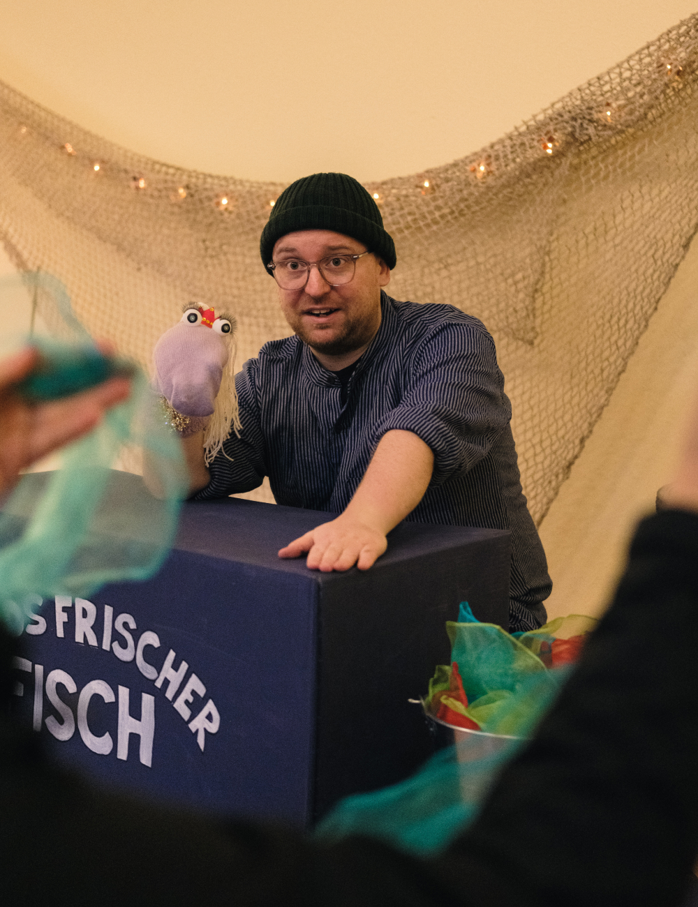 Vom Fischer und seiner Frau – mobiles Theater für Kinder der Sausebühne
